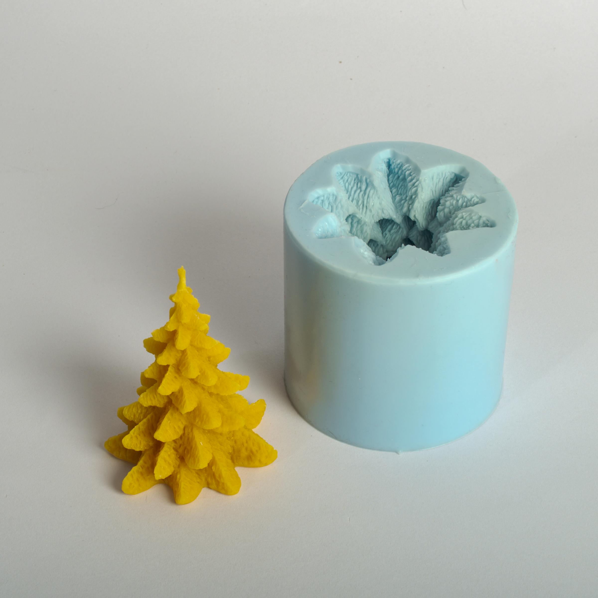 Kerze Tannenbaum mit Giessform